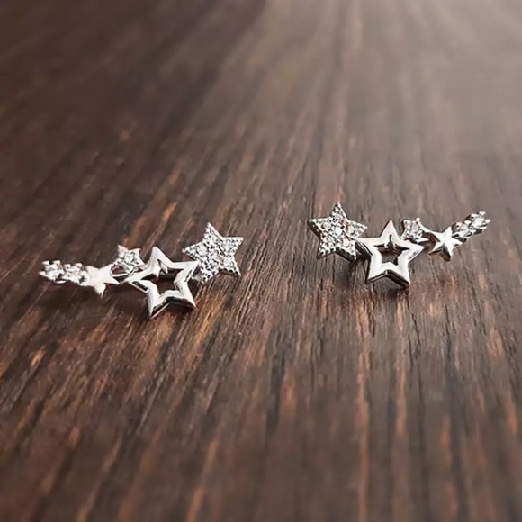 ⚜️[𝟯𝟬%𝗢𝗙𝗙|𝗯𝘂𝗻𝗱𝗹𝗲𝘀 𝟯+]⚜️CZ Constellation Climber Earrings NEW - Picture 2 of 10